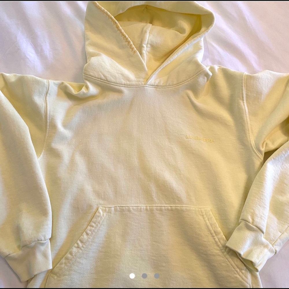 yellow madhappy hoodie